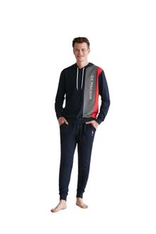 Product image of U.S. Polo Assn. 18711 კაცის ორეული შარვლით, ჰუდით (ლურჯი)