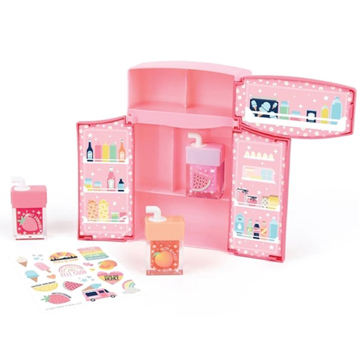 glosebis-nakrebi-make-it-real-10054mr-3c4g-mini-fridge-lip-gloss-set-photo-2