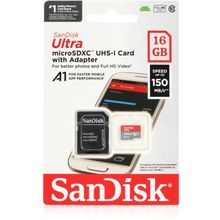 Product image of SanDisk micro SDHC მეხსიერების ბარათი 16GB