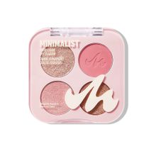 Product image of თვალის ჩრდილების პალიტრა/Minimalist 4-Shade Makeup Palette (Pink & Brown)