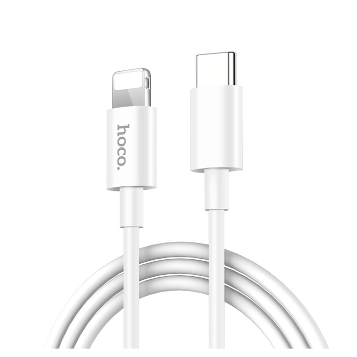 hoco-x36-swift-pd-charging-data-cable-for-lightning-white