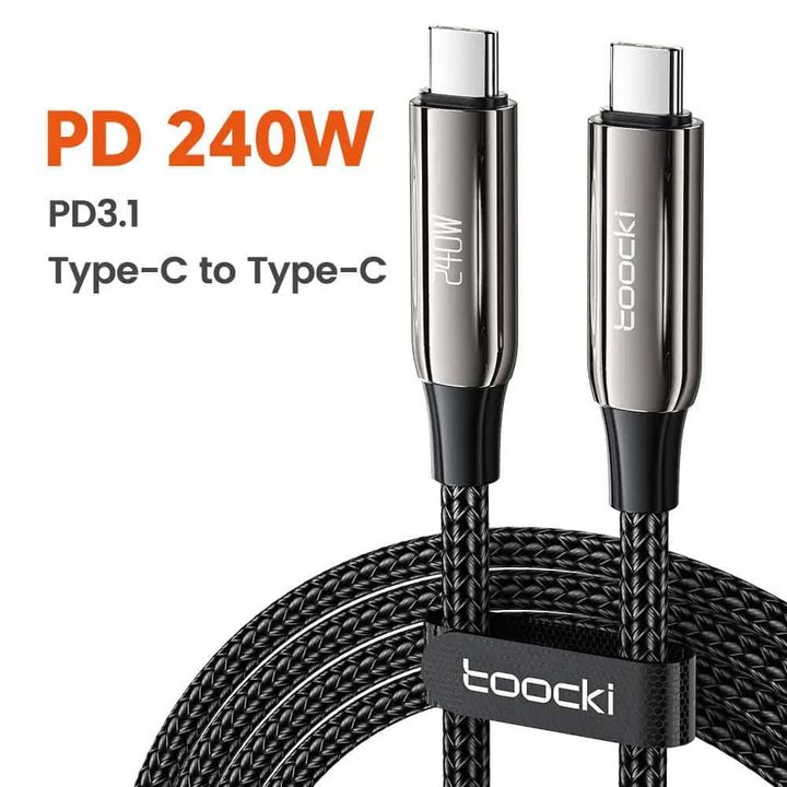 toocki-txctt3-lx01-cable-type-c-to-type-c-usb-kabeli