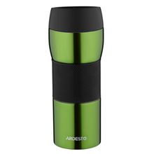 Product image of თერმოსი ARDESTO AR2645STG Travel mug Easy travel 0.45l, Silocone, Green