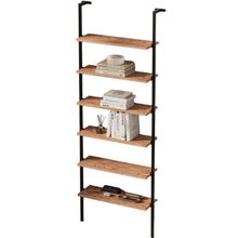 Product image of 6-დონიანი კედლის თარო ფიჭვის ფაქტურით 558