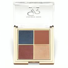 Product image of GOLDEN ROSE QUATTRO EYESHADOW PALETTE 03 (BLUE CHARM) თვალის ჩრდილების პალიტრა