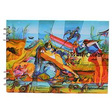 Product image of სამხატვრო ბლოკნოტი ფეტვიაშვილის ილუსტრაციებით 210X297 100% ბამბის ფურცელი ცივი პრესი 300გრ