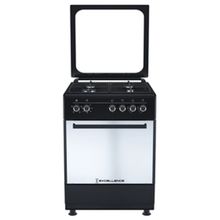 Product image of EXCELLENCE 6401 4 კონფორი შავი კომბინირებული გაზქურა