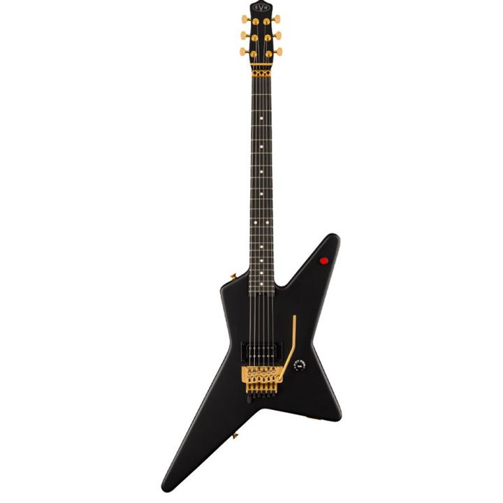 evh-limited-edition-star-ebony-fingerboard-stealth-black-with-gold-hardware-eleqtro-gitara