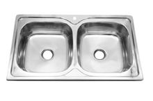 Product image of სამზარეულოს ნიჟარა ორმაგი AIM 40 800x500 მმ