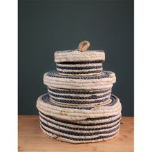 Product image of Home and Styling 26სმ კალათა თავსახურით დიდი