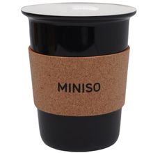 Product image of MINISO Wood Grain Portable Coffee Mug 450მლ ჭიქა
