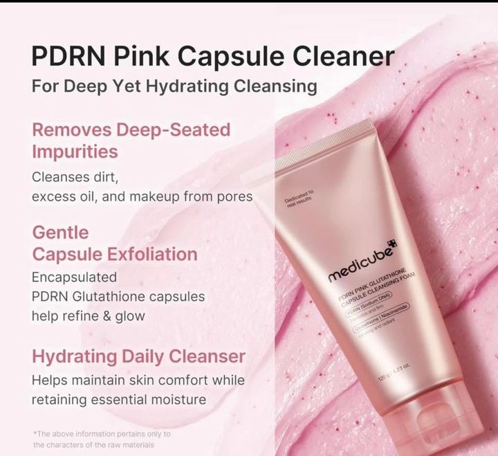 medicube-pdrn-pink-glutathione-capsule-cleansing-foam-sakhis-gamtsmendi-120-gr-photo-4