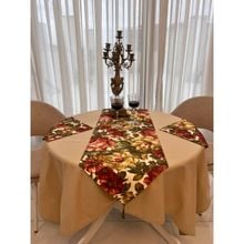 Product image of MSA Group 2.1მ მაგიდის გადასაფარებელი შატო ბურგუნდი კრემისფერზე