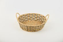 Product image of Manamo  Bety  დეკორატიული კალათა დაწნული ნაცრისფერი 30x30x9 სმ