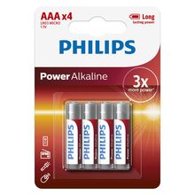 Product image of Philips LR03P4B/GRS Power Alkaline AAA ელემენტი 4ც