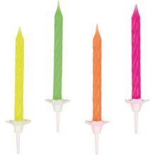 Product image of სანთელი 10ც ნეონის ფერებში 6.3 სმ