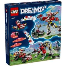 Product image of ასაწყობი კონსტრუქცია Lego 71497 DREAMZzz, Cooper's Tiger Mech & Zero's Hot Rod Car