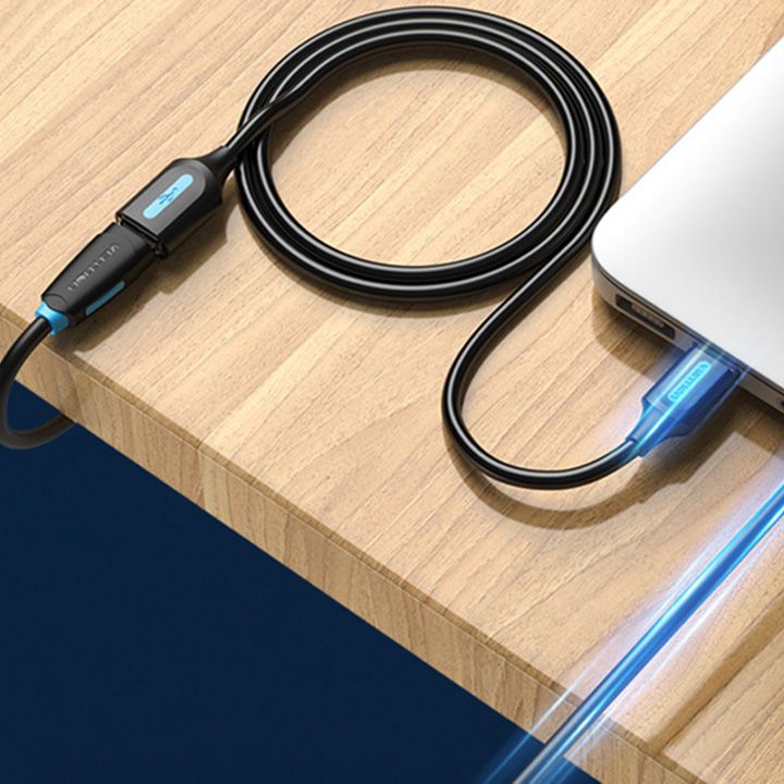 vention-cbibg-usb-20-a-male-to-a-female-extension-cable-15m-black-pvc-type-photo-2
