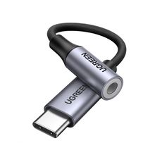 Product image of UGREEN AV142 (30632) USB Type C to 3.5mm Female Gray ადაპტერი