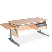 Product image of სამეცადინო მაგიდა ერგო ეკო 120, ტუმბო TCH 04 და გვერდითა თარო