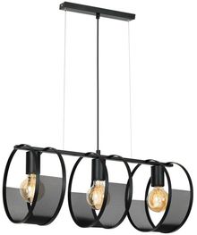Product image of ჭაღი Luminex Siner 1377 3x60W E27 შავი