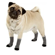 Product image of Flamingo PET SOCKS 4PCS/SET M BLACK/GREY ძაღლის წინდები