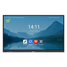 Product image of ინტერაქტიული ეკრანი Allscreen Interactive Flat Panels DW75HT311D V2 T Series, 75”, Android 13, RAM 8GB, 128GB, Smart Board, Black