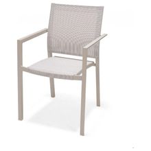 Product image of DOMINO URBANITE 58X58X87.4 სმ ალუმინის კონსტრუქციით ბაღის სკამი