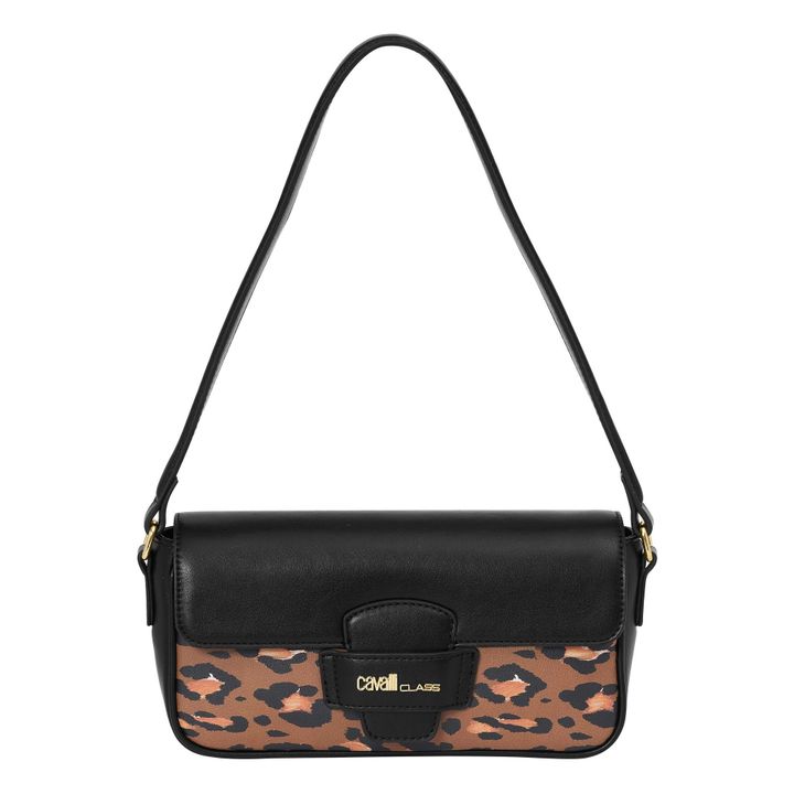 cavalli-class-sage-shoulder-bag-brown-and-black-qalis-chanta