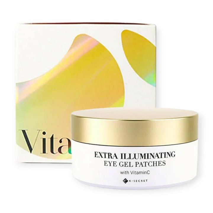 k-secret-extra-illuminating-eye-gel-patches-vitamin-c-tvalis-pachebi