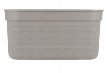 Product image of შესანახი კალათა თავსახურით Rotho DECO 5ლ კაპუჩინო