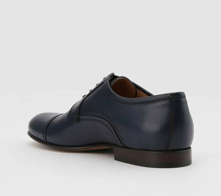 lace-up-calfskin-dark-blue-klasikuri-fekhsatsmeli-photo-2