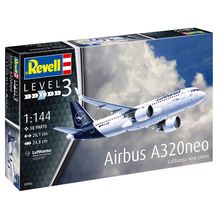 Product image of Revell Airbus A320neo Lufthansa New Livery კონსტრუქტორი თვითმფრინავი