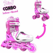 Product image of საბავშვო როლიკები 2 IN 1 NEON COMBO CYBER SKATES NT31P4 (34-37)