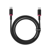 Product image of Baseus Dura Series Fast Charging Cable Type-C to Type-C 100W 1m P10377803U01-01 Red/Black მობილურის კაბელი