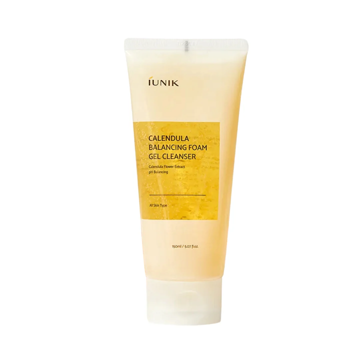 iunik-calendula-balancing-foam-gel-cleanser-250ml-sakhis-dasabani-geli