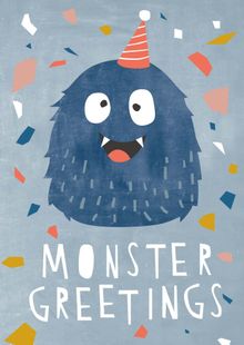 Product image of მისალოცი ბარათი Monster Greeting