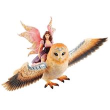 Product image of SCHLEICH Fairy in Flight on Glam-Owl სათამაშო ფიგურები
