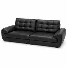 Product image of Ellan ტყავის დივანი შავი