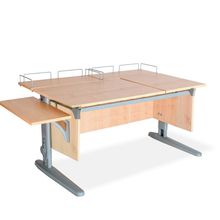 Product image of სამეცადინო მაგიდა ერგო ეკო 75/40 გვერდითა და უკანა თაროთი