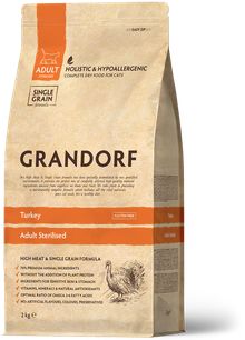 Product image of GRANDORF 2კგ კატის საკვები ზრდასრული ასაკიდან სტერილიზებული
