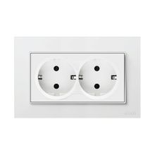 Product image of SIMON-5778 ორიანი როზეტი დამიწებით N60