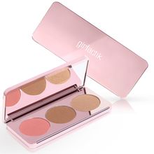 Product image of girlactik blush me & glow face palette in medium 8.4გრ სახის პალიტრა