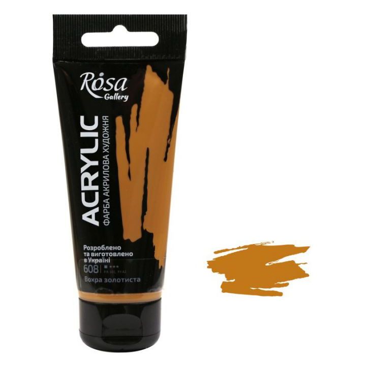 rosa-gallery-gold-ochre-60ml-akrilis-saghebavi