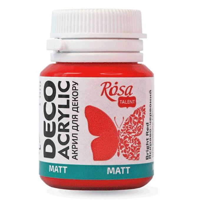 rosa-talent-bright-red-mat-20ml-akrilis-saghebavi-dekoratsiistvis