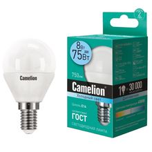 Product image of CAMELION LED8-G45/845/E14 LED ნათურა  