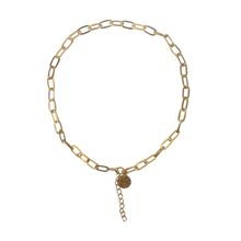 Product image of Blumine ჯაჭვის ყელსაბამი მრგვალი ფირფიტის კულონით N117