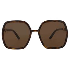 Product image of Gucci Brown Horsebit oversized sunglasses მზის სათვალე