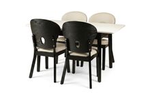 Product image of COMFORT ROOM გრანიტის გასაშლელი მაგიდა 110*75-ზე და 4 ხის სკამი