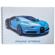 Product image of სახატავი რვეული ზამბარით A4 Blue Car